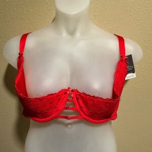Cacique Seriously Sexy Lightly Lined Quarter Cup 42DDD NWT